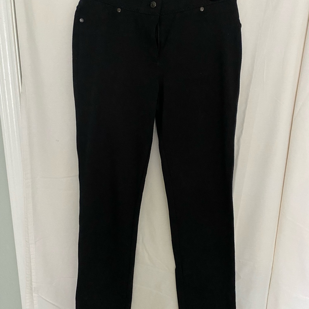 Chico's Black Straight Leg Pants